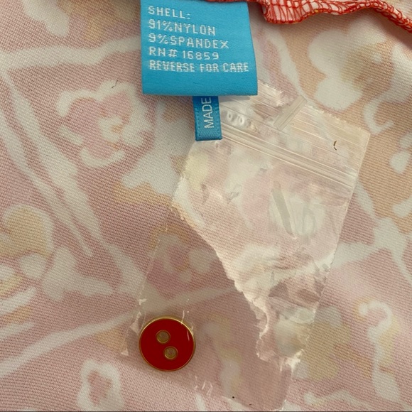 J. McLaughlin Pink and Orange Patterned Top - Picture 9 of 10